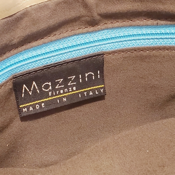 Mazzini Firenze made in Italy vintage  Cream Canvas shoulder bag - Picture 11 of 12